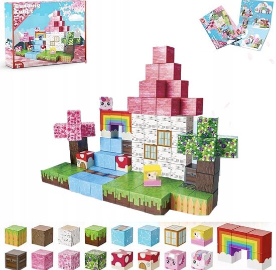 MAGNĒTISKIE KLUČI, KONSTRUKCIJAS DĀVANA BĒRNIEM, 100 KLUČI MEITENĒM NO 4 GADU VECUMA