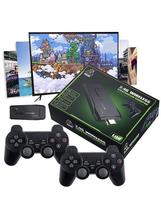 Spēļu konsole HDMI retro spēles, 2 pultis 