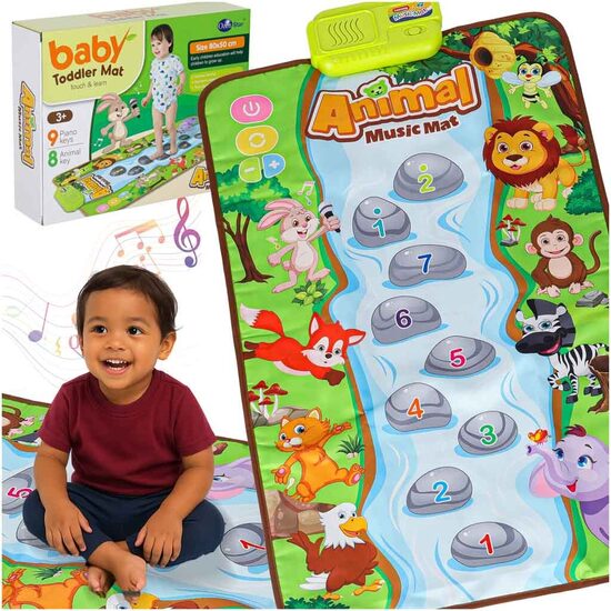 INTERAKTĪVI SPĒLĒJOŠI MUZIKĀLI IZGLĪTOJOŠI PAKLĀJIŅI DZĪVNIEKI