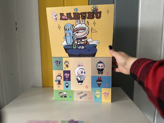 LABUBU ADVENTES KALENDĀRS 12 LODDZIŅI