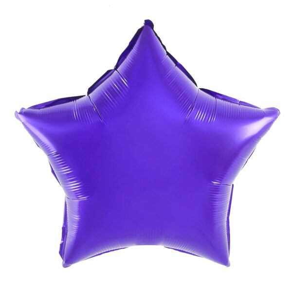Folija balons-violeta zvaigzne