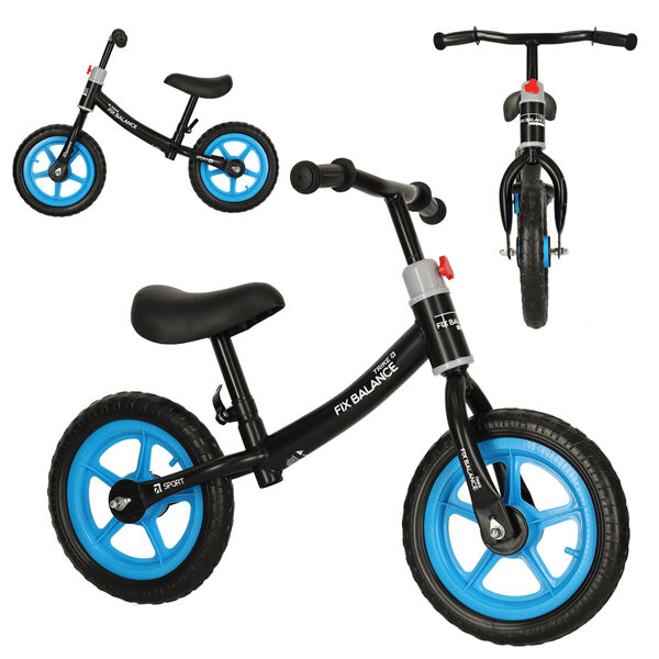LĪDZSVARA VELOSIPĒDS TRIKE FIX BALANCE MELNS UN ZILS