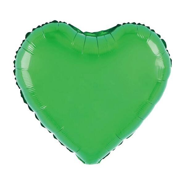 Folija balons-zaļa sirsniņa