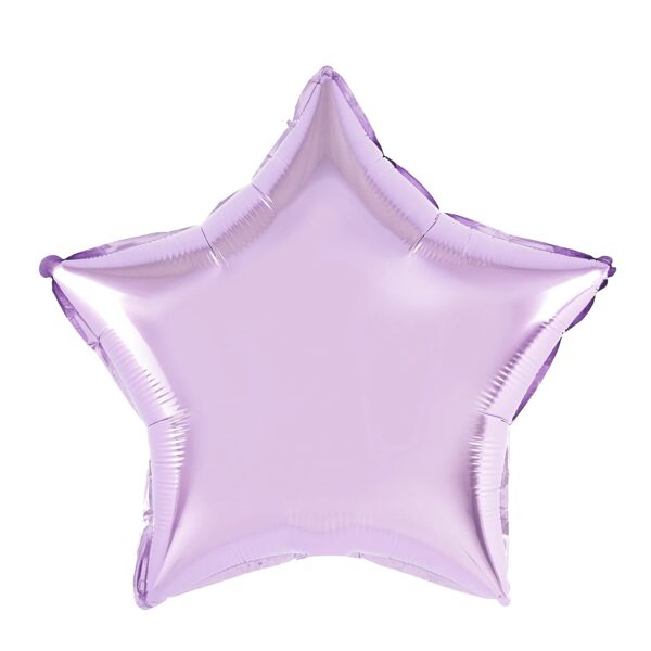 Folija zvaigzne-gaiši violeta zvaigzne